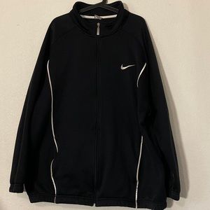 Nike Mens Fleece Track Jacket - Black - size XXL